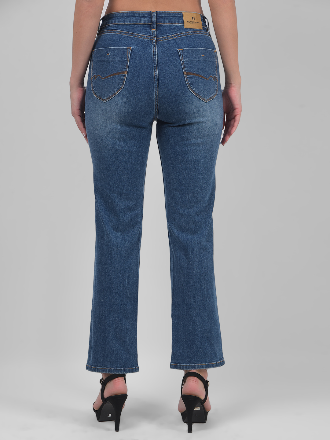 Numero Uno Women Solid Light Blue Jeans